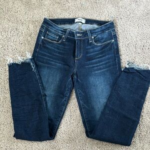 Paige denim jeans with raw hem! Perfect condition